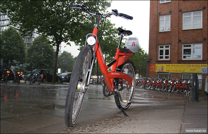 Прокатные велосипеды Гамбурга